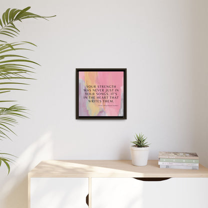 KPop Demon Hunters Movie Quote - Strength - Inspirational Wall Art Print